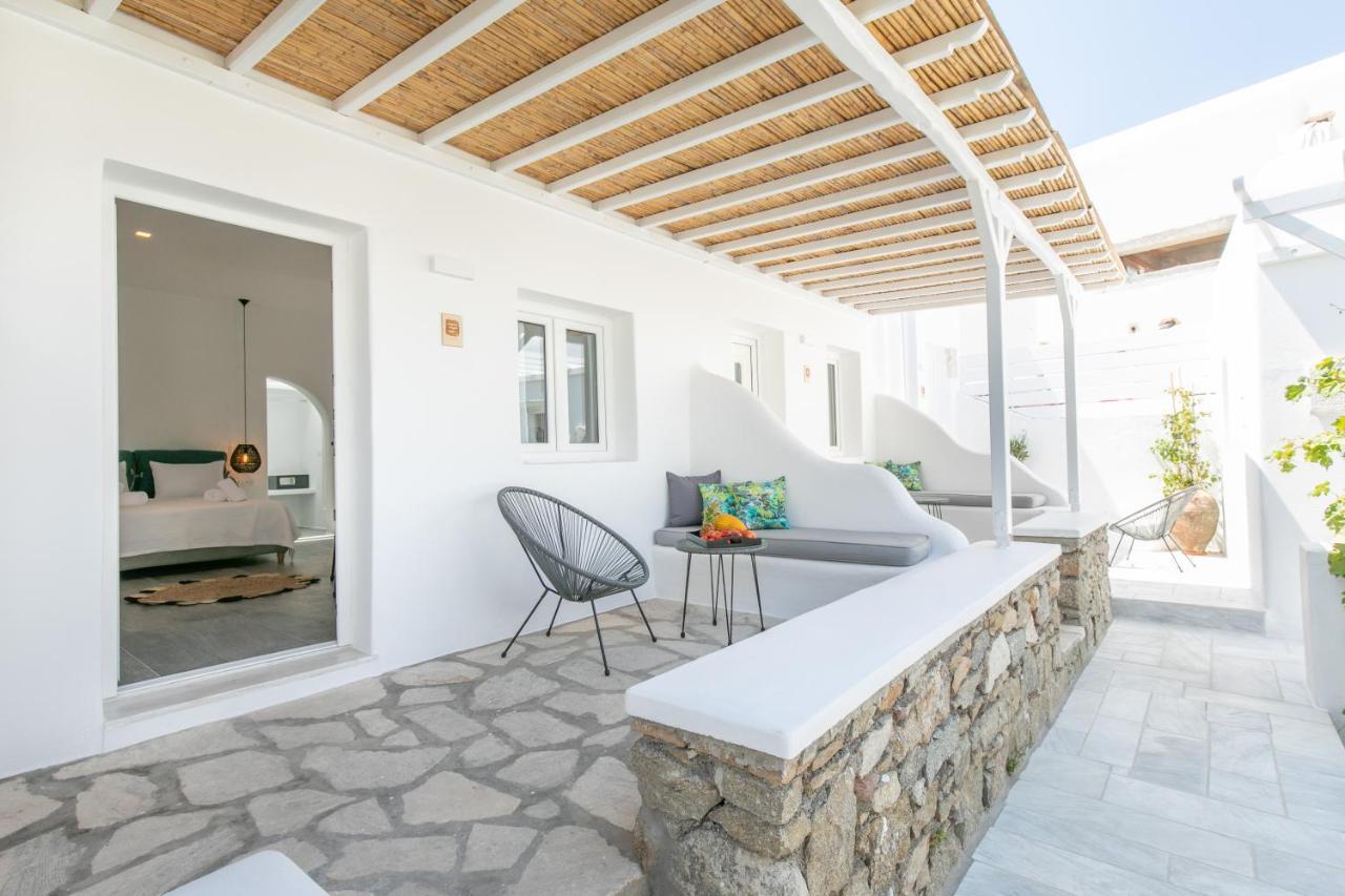 Mykonos Town Mytheoアパートホテル エクステリア 写真